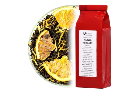 Herbata Czarna Assam EARL GREY Z POMARAŃCZĄ (OT) (50g) Orzeźwiający smak!